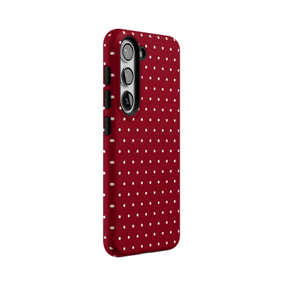 On the Dot | Maroon Polka Dot Case