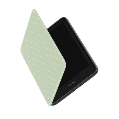 On the Dot | Green Polka Dot Kindle Case