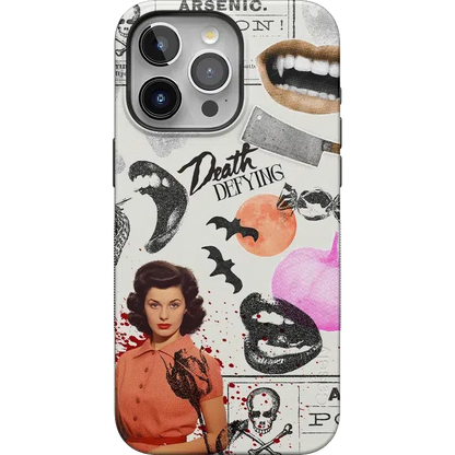 If You Dare | Horror Collage Case Phone Case Casetry Bold + MagSafe® iPhone 15 Pro Max