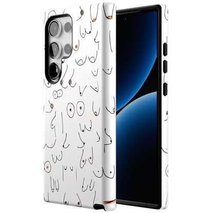 I'm With Her | Black & White Boobs Case iPhone Case get.casely