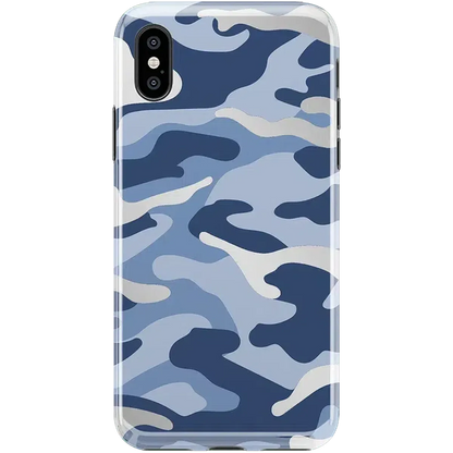 In Formation | Metallic Blue Camo Case iPhone Case get.casely Classic iPhone X / XS
