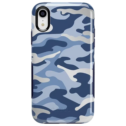 In Formation | Metallic Blue Camo Case iPhone Case get.casely