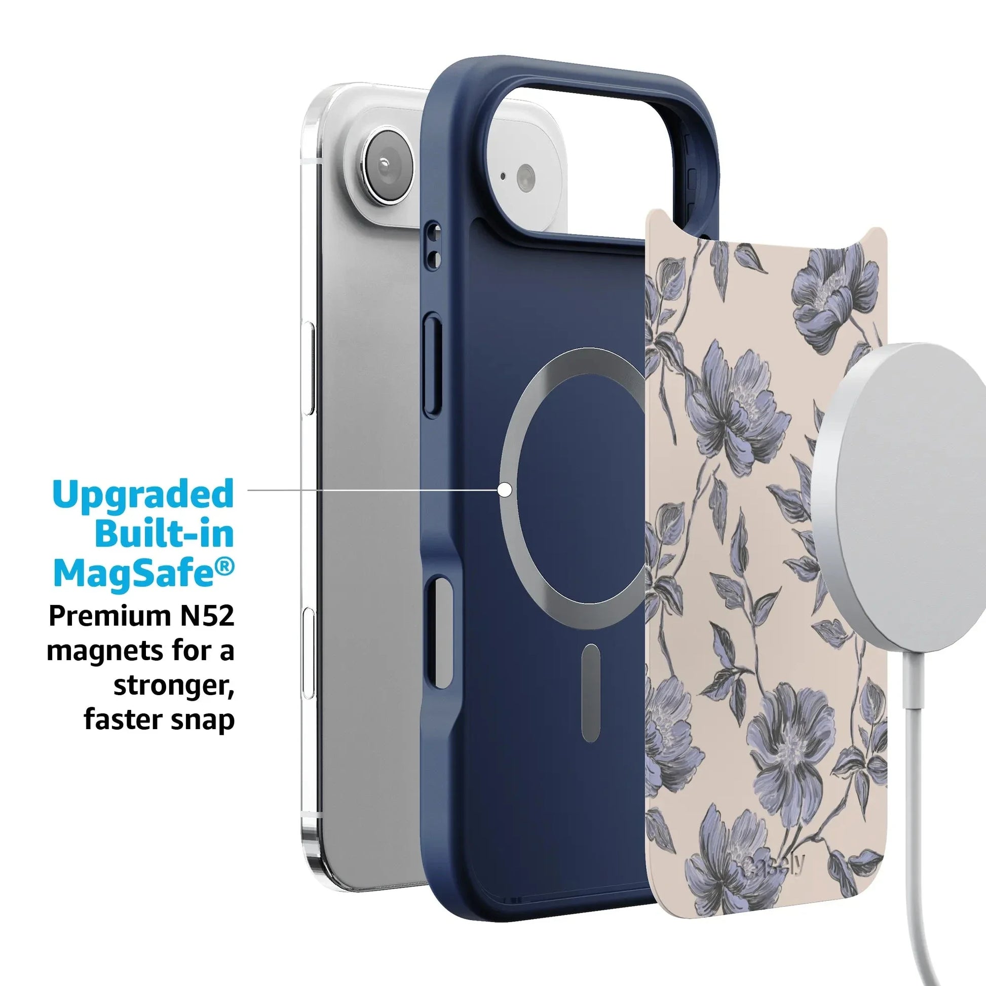 Ink & Iris | Vintage Floral Case iPhone Case get.casely
