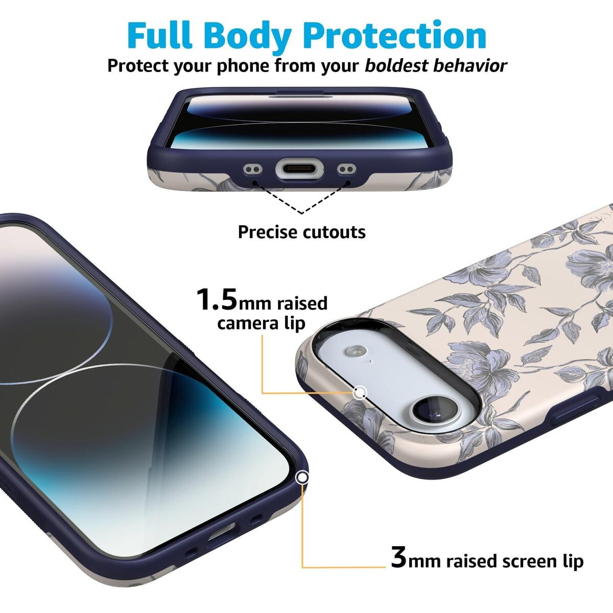Ink & Iris | Vintage Floral Case iPhone Case get.casely