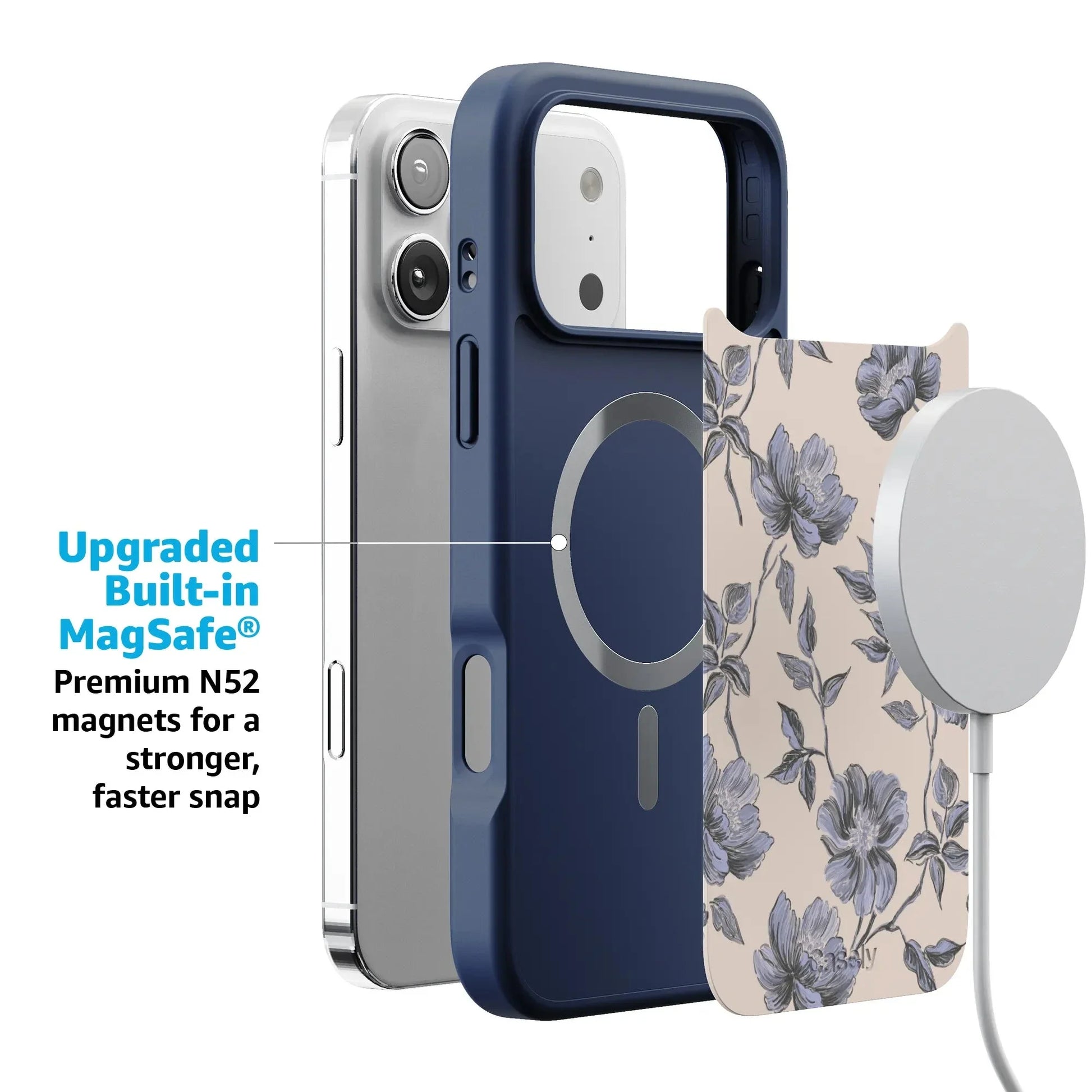 Ink & Iris | Vintage Floral Case iPhone Case get.casely
