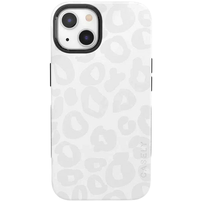 Into the Wild | White Snow Leopard Case iPhone Case get.casely Bold + MagSafe® iPhone 13