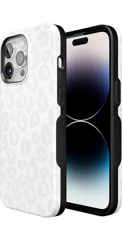 Into the Wild | White Snow Leopard Case iPhone Case get.casely