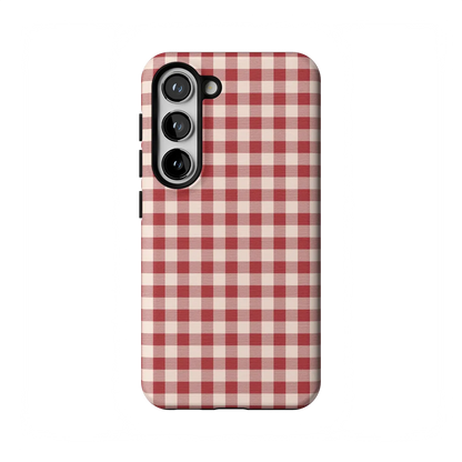 Sweet Jam | Red Gingham Case - Galaxy S23