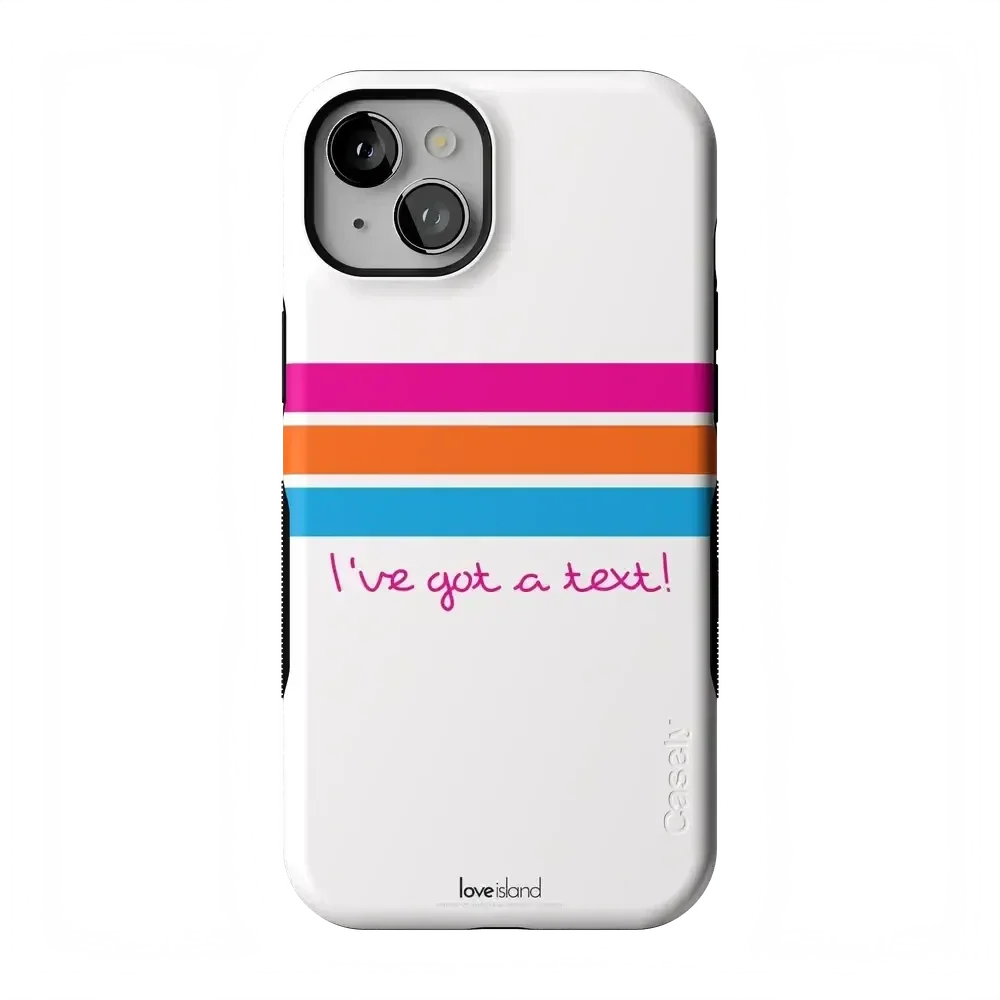 I've Got a Text! | Love Island Case Phone Case get.casely Bold Flex + MagSafe® iPhone 15 Plus