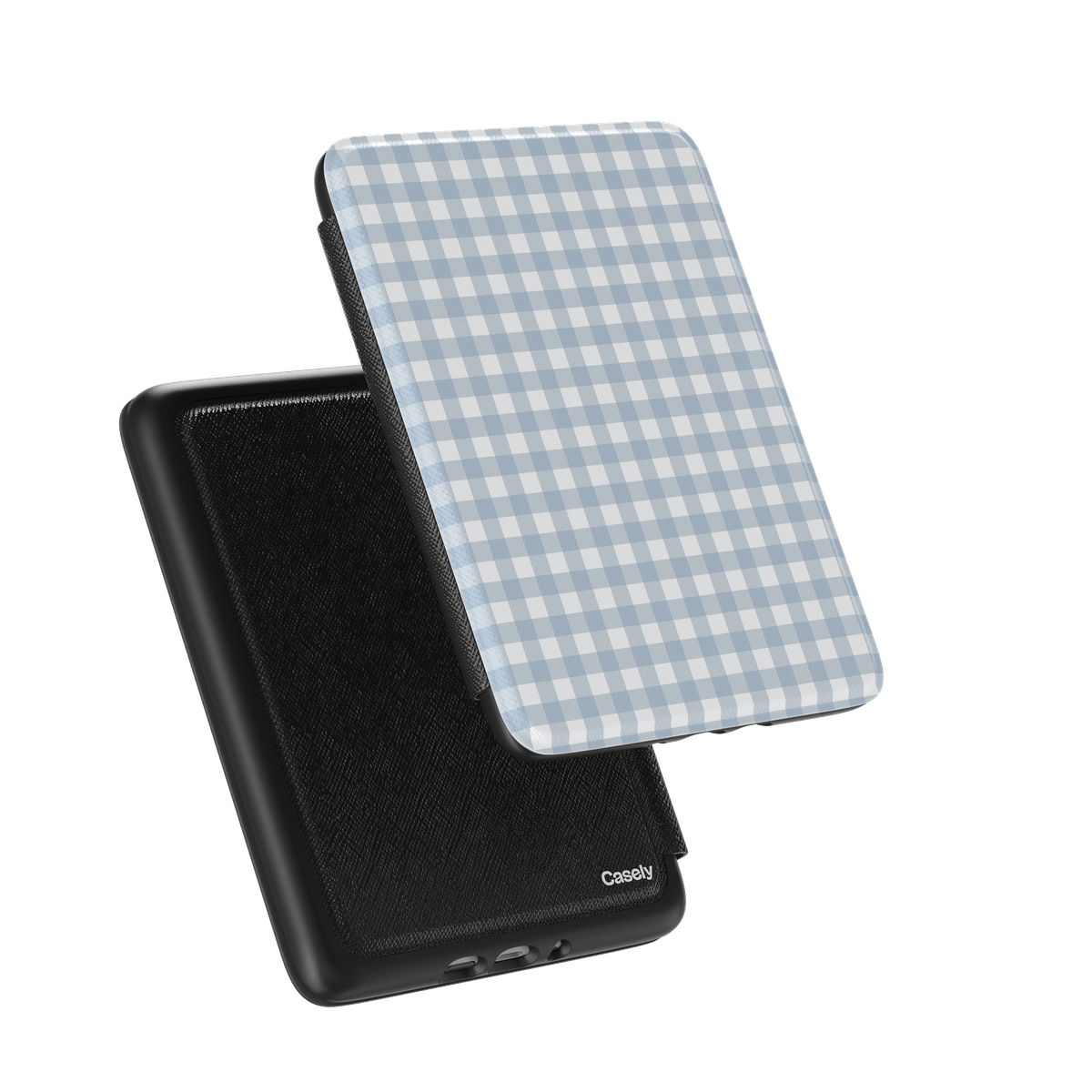 Pastel Picnic | Blue Gingham Kindle Case