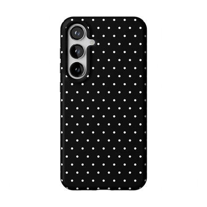On the Dot | White Polka Dot Case