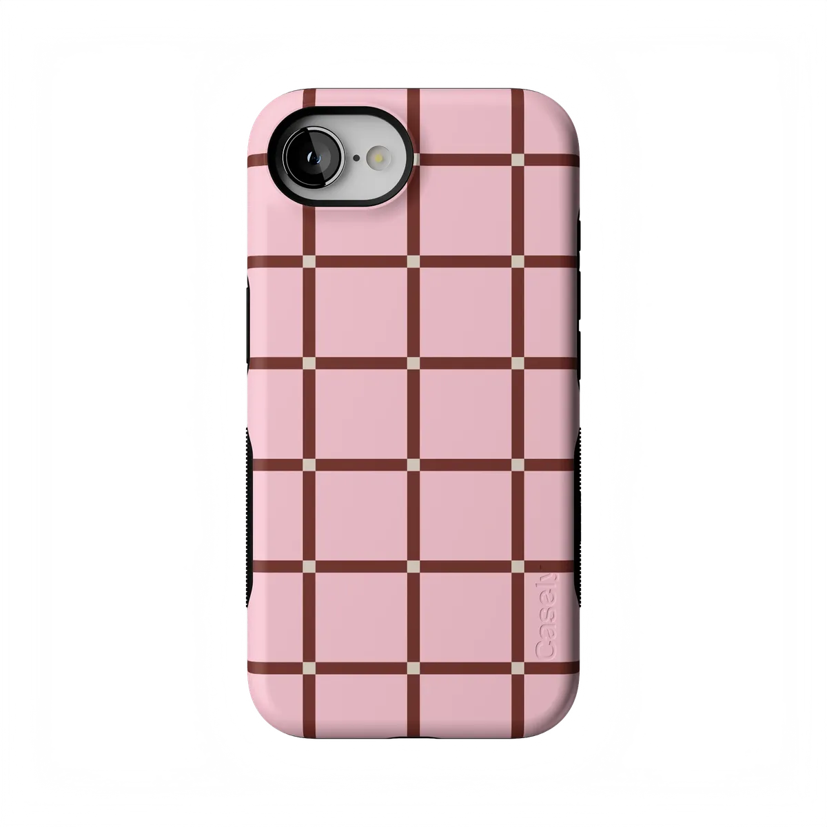 Uptown Gridlock | Pink Checkerboard Case