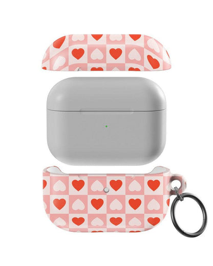 King of My Heart | Checkered Hearts AirPods Case AirPods Case Casetry