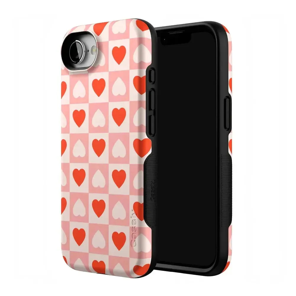 King of My Heart | Checkered Hearts Case Phone Case Casetry