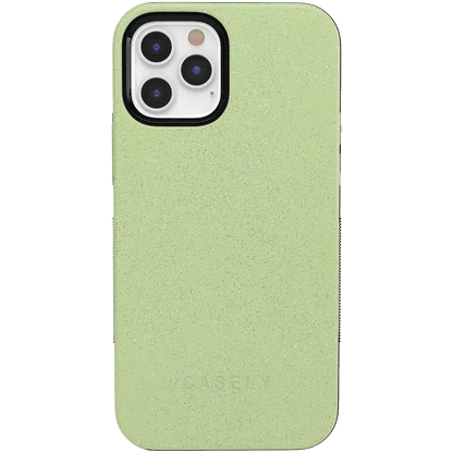 Kiwi Kiss | Matcha Green Shimmer Case iPhone Case get.casely Bold + MagSafe® iPhone 12 Pro Max