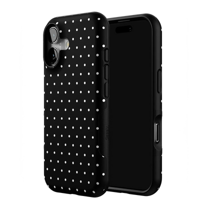 On the Dot | White Polka Dot Case