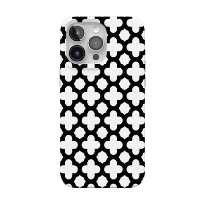 Lattice Tile | High Contrast Design Case Phone Case Casetry Classic + MagSafe® iPhone 15 Pro Max