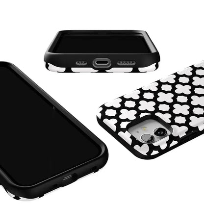 Lattice Tile | High Contrast Design Case Phone Case Casetry