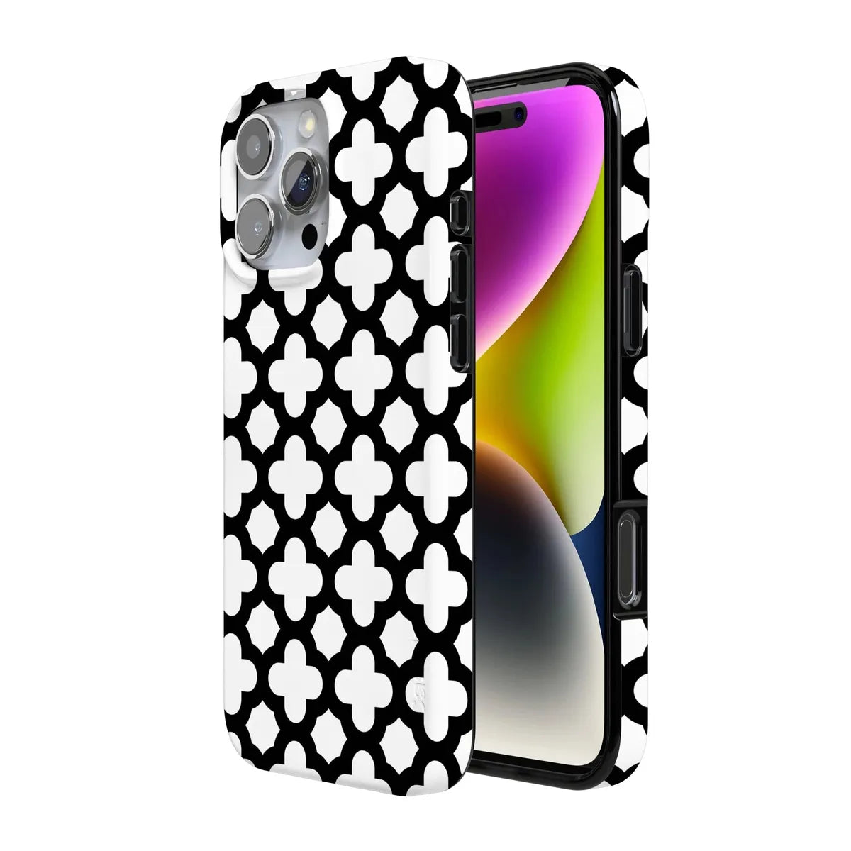 Lattice Tile | High Contrast Design Case Phone Case Casetry