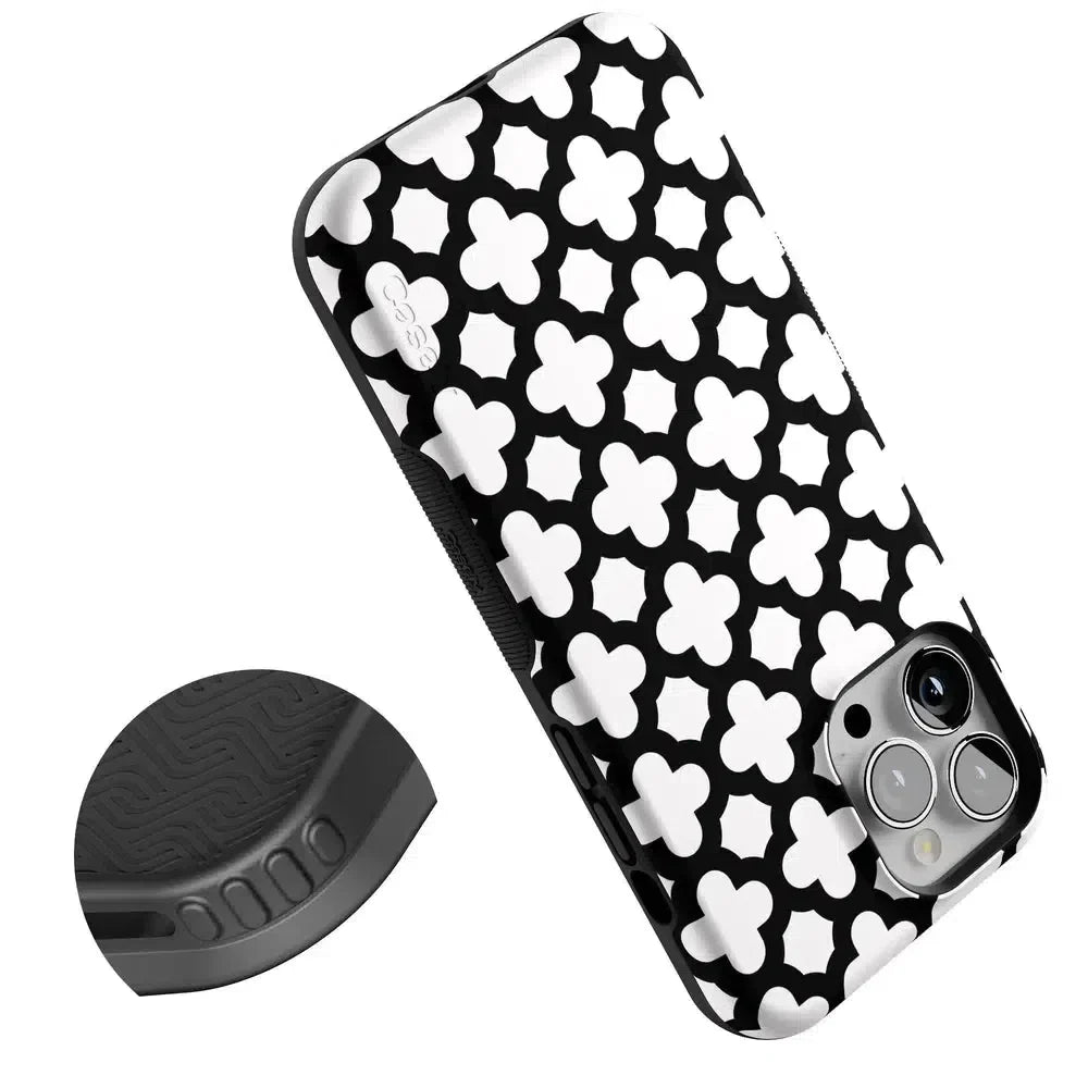 Lattice Tile | High Contrast Design Case Phone Case Casetry