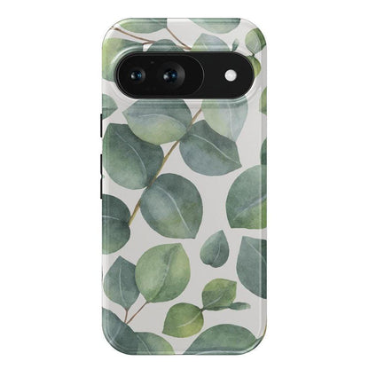 Leaf Me Alone | Green Floral Print Google Pixel Case Google Pixel Case Casetry Essential Google Pixel 9