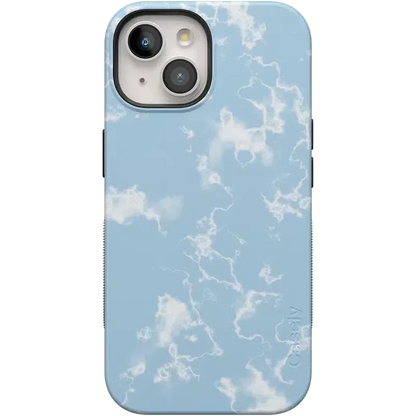 Light Blue Skies | Marble Clouds Case iPhone Case get.casely Bold Flex + MagSafe® iPhone 15 Plus