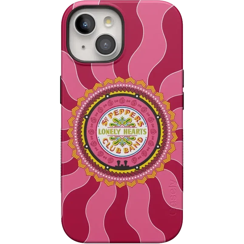 Lonely Hearts Club | The Beatles Sgt. Pepper's Case iPhone Case get.casely Bold + MagSafe® iPhone 15 Plus