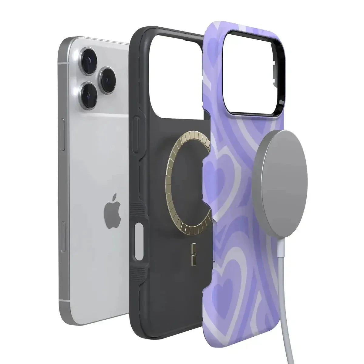 Love Song | Lavender Heart Case iPhone Case get.casely