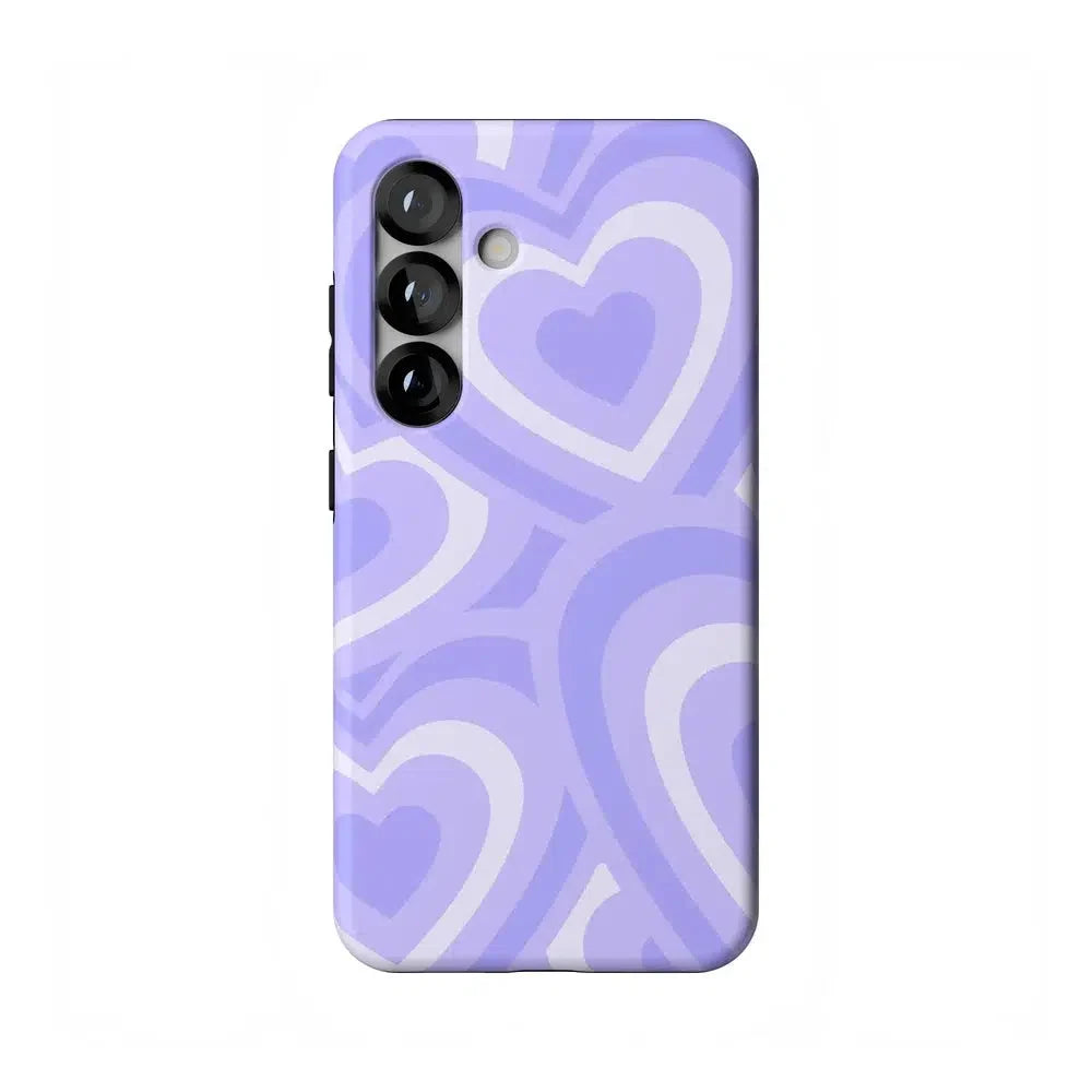 Love Song | Lavender Heart Samsung Case Samsung Case Casetry Essential + MagSafe® Galaxy S25