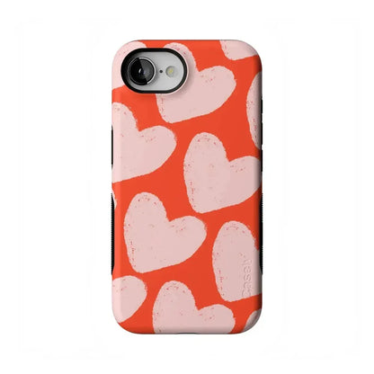 Love You More | Heart Doodle Case Phone Case Casetry Bold Flex + MagSafe® iPhone 16e