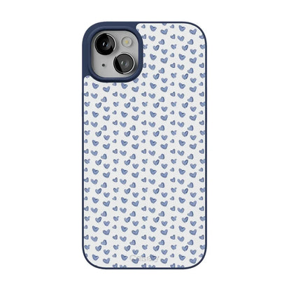 Lovebug | Blue Hearts Case Phone Case get.casely Align + MagSafe® iPhone 15 Plus