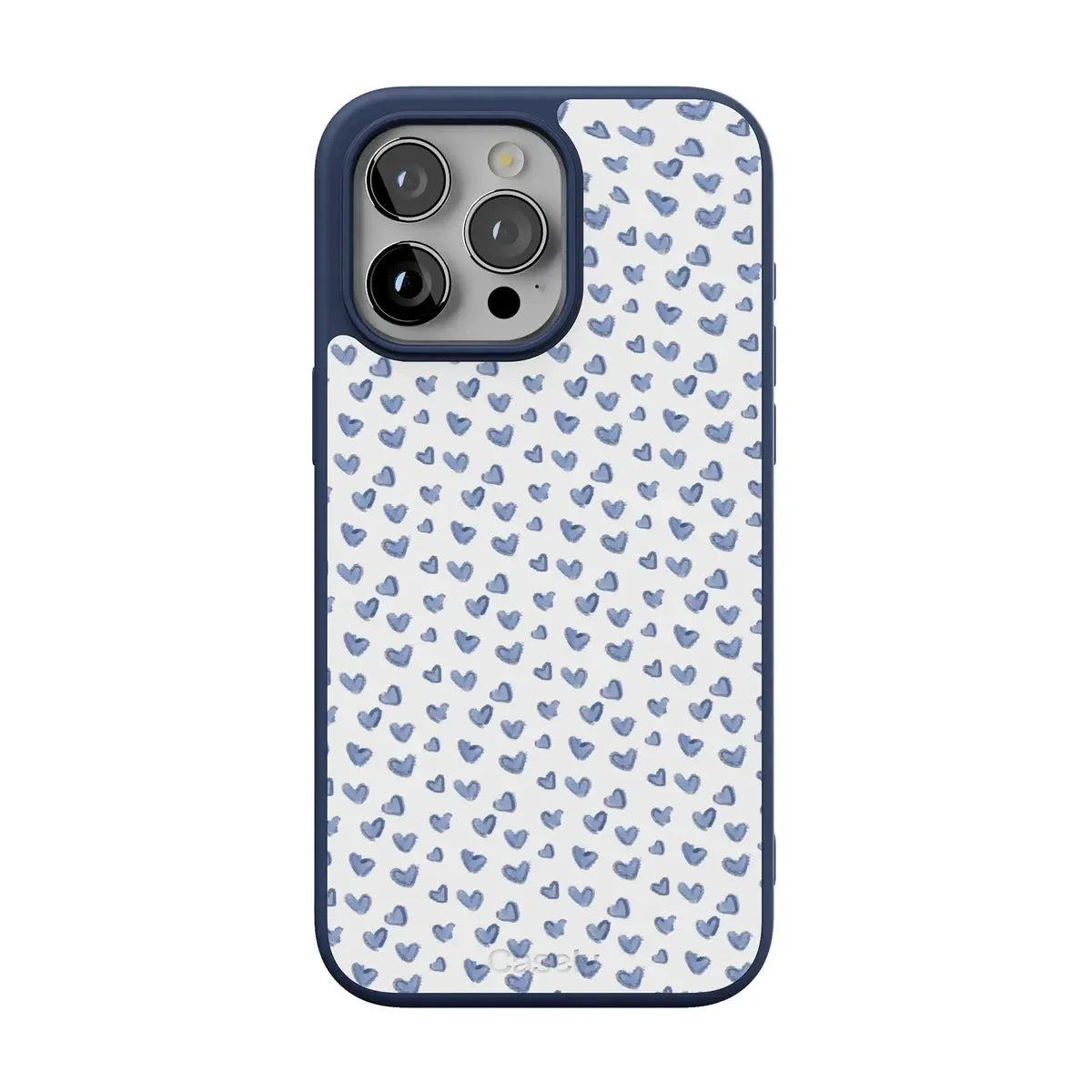 Lovebug | Blue Hearts Case Phone Case get.casely Align + MagSafe® iPhone 15 Pro Max