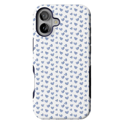 Lovebug | Blue Hearts Case Phone Case Casetry Bold + MagSafe® iPhone 16