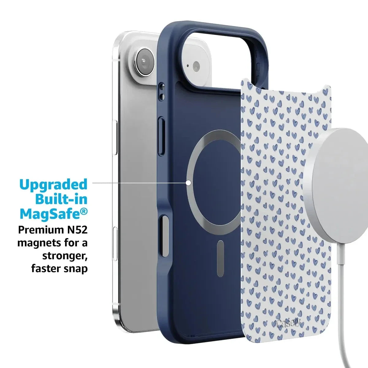 Lovebug | Blue Hearts Case Phone Case get.casely