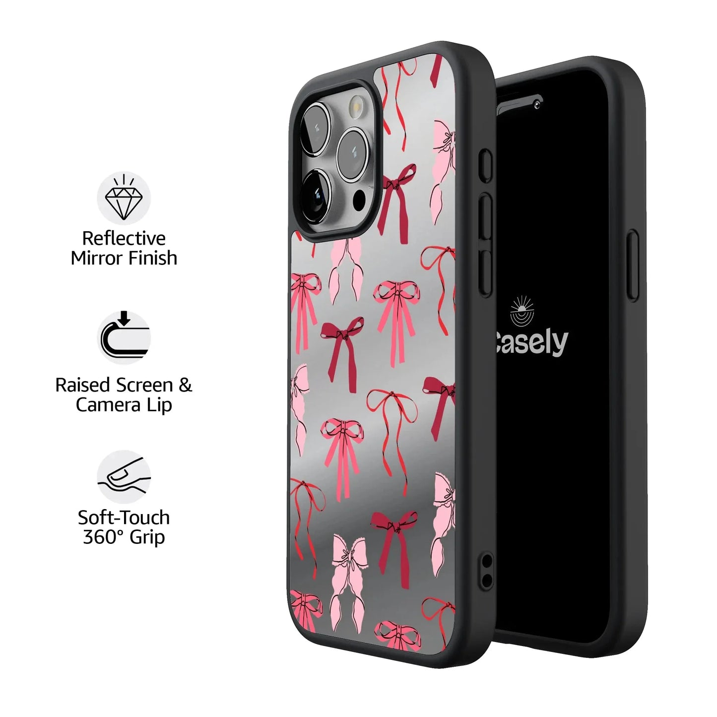 Lover Girlie | Pink Bows Case Phone Case get.casely