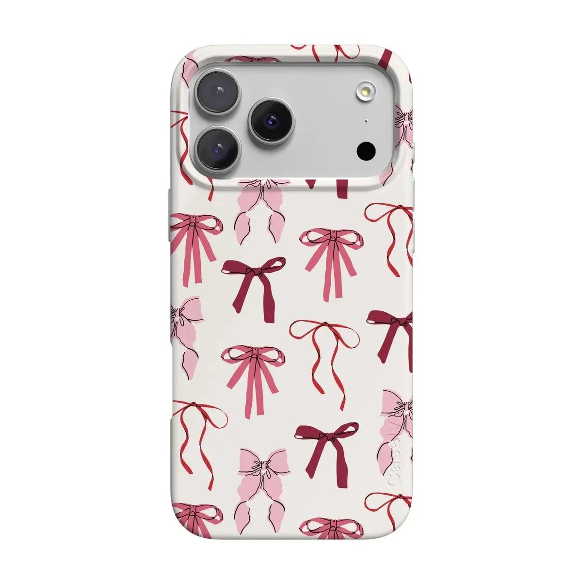 Lover Girlie | Pink Bows iPhone Case Phone Case Casetry Classic + MagSafe® iPhone 17 Pro Max