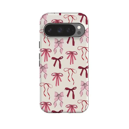 Lover Girlie | Pink Bows iPhone Case Phone Case Casetry Essential + MagSafe® Google Pixel 10 Pro