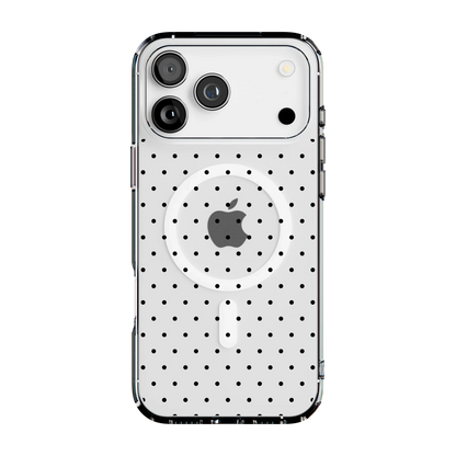 On the Dot | Black Polka Dot Case