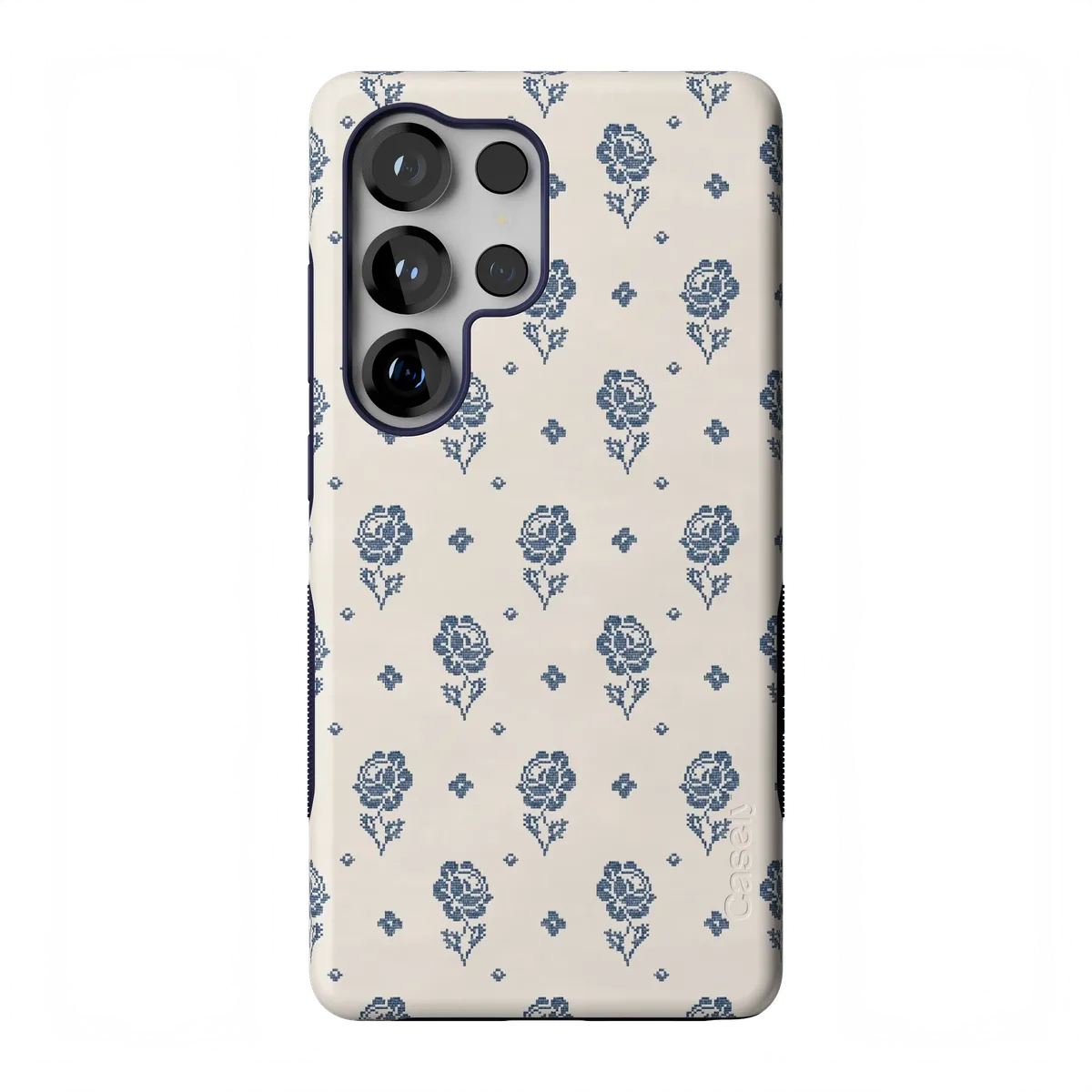 Seaside Stitch | Vintage Roses Case - Galaxy S25 Ultra