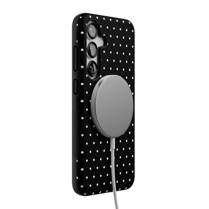 On the Dot | White Polka Dot Case