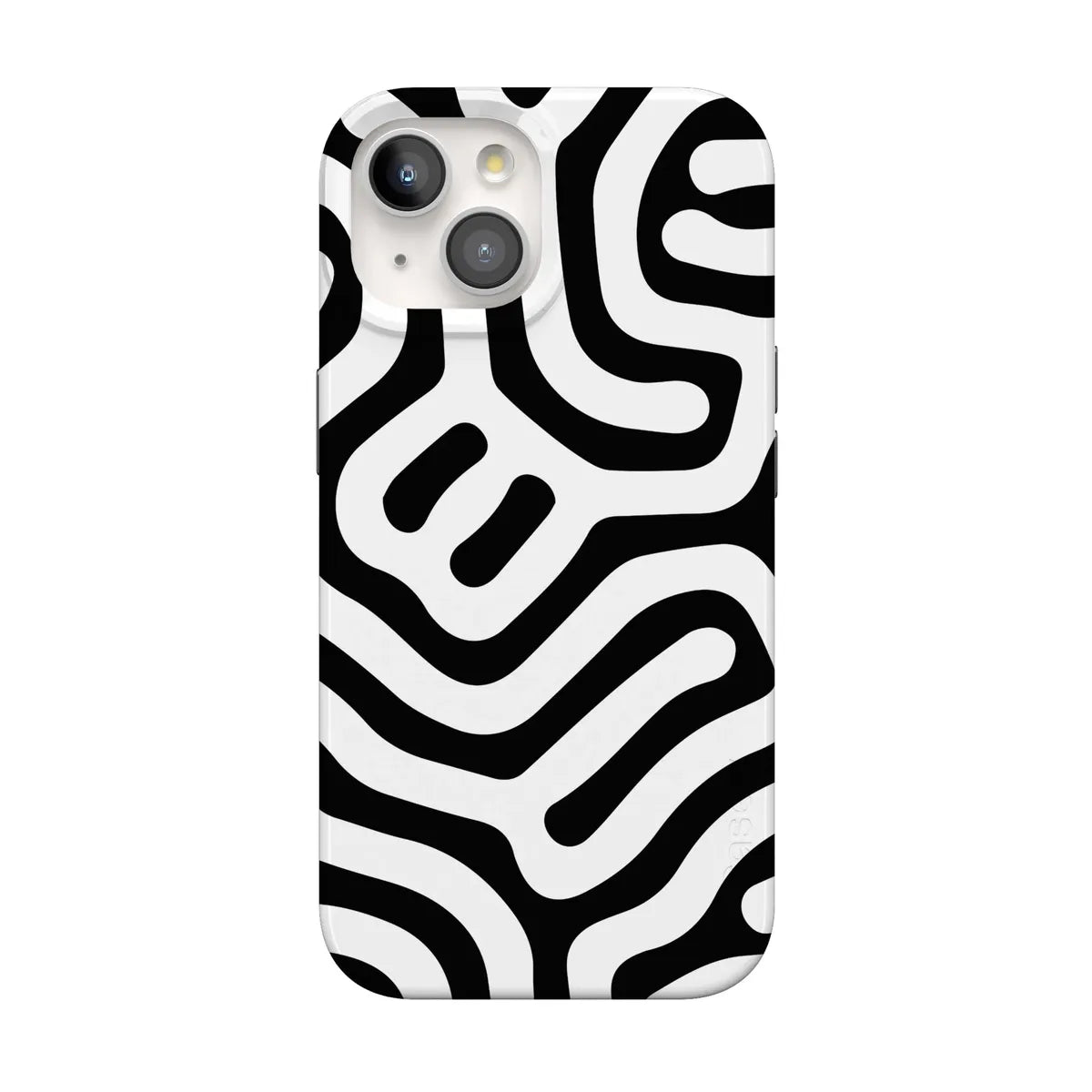 Maze | High Contrast Design Case Phone Case Casetry Classic + MagSafe® iPhone 15