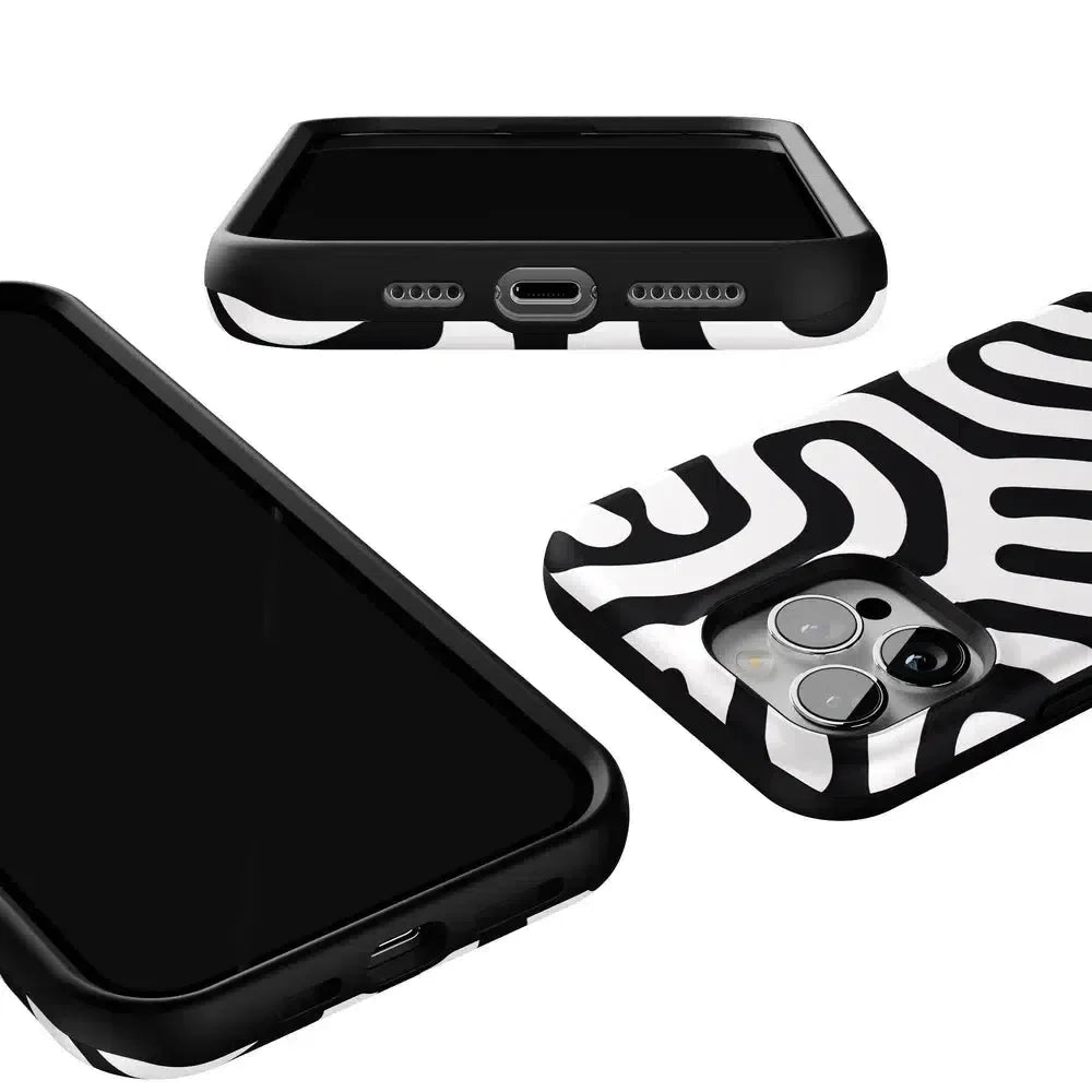 Maze | High Contrast Design Case Phone Case Casetry
