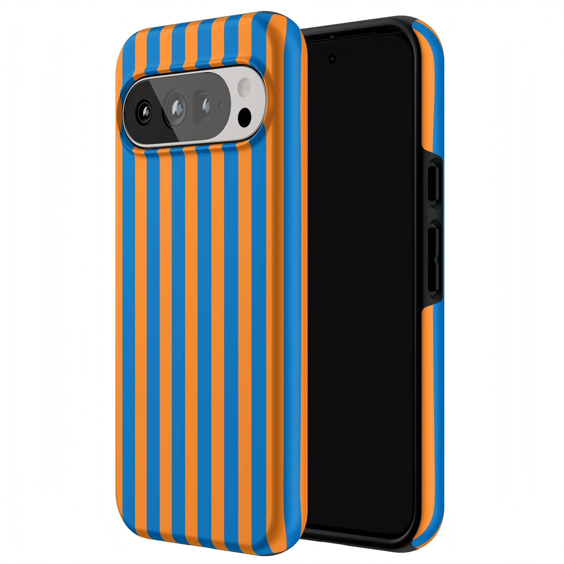 Go New York | Blue & Orange Stripes Case