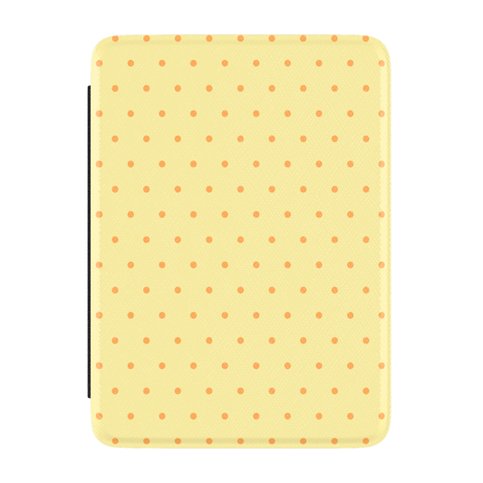 On the Dot | Yellow Polka Dot Kindle Case