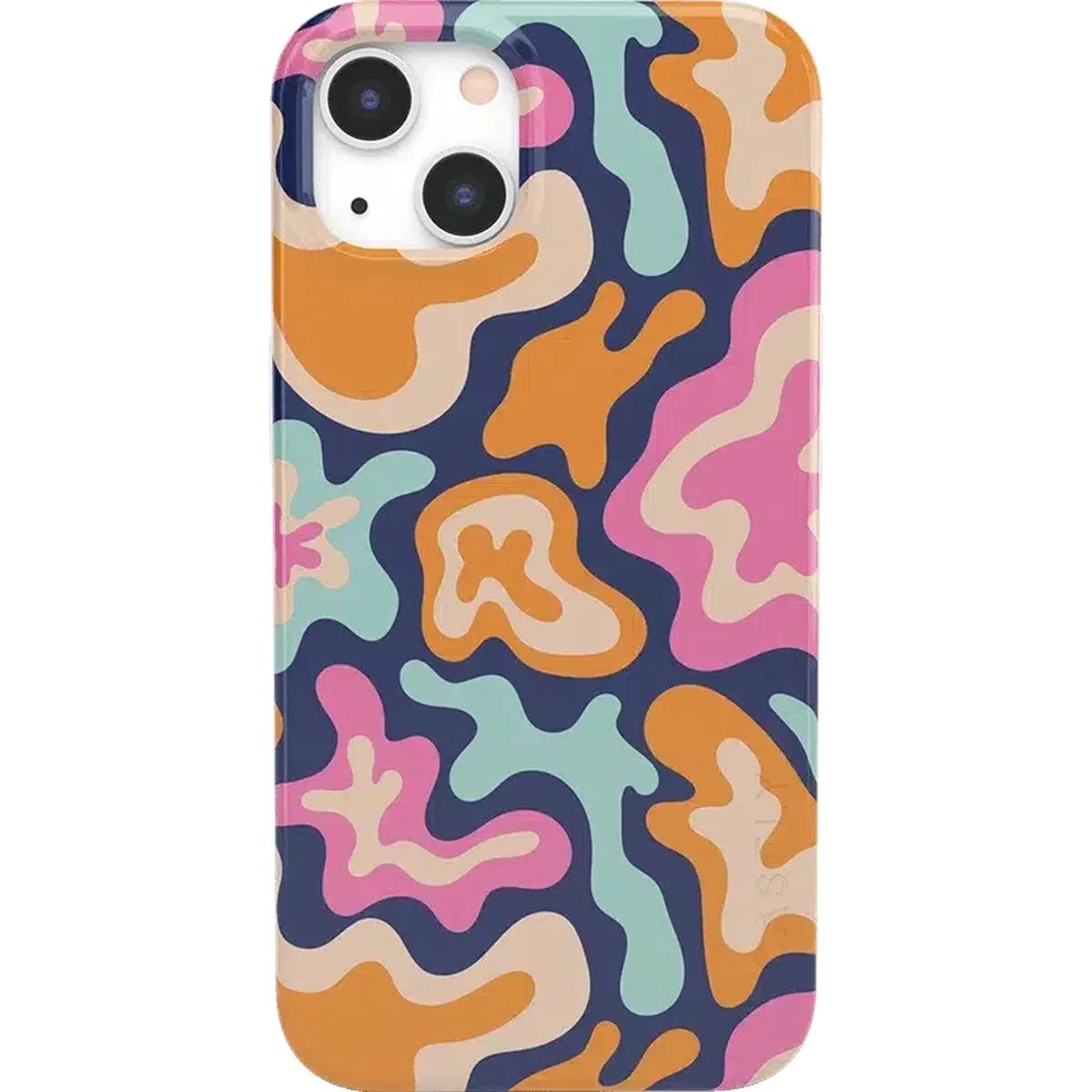 Midnight Color Splash | Abstract Retro Case iPhone Case get.casely Classic iPhone 13 Mini