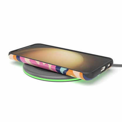 Midnight Color Splash | Abstract Retro Samsung Case Samsung Case Casetry