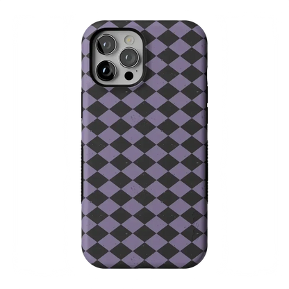 Midnight Hex | Purple Checkered Case Phone Case get.casely Bold Flex + MagSafe® iPhone 12 Pro Max