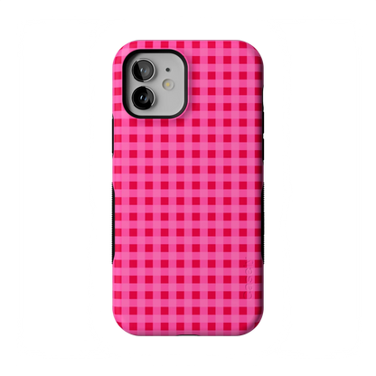 Sweet Jam | Hot Pink Gingham Case - iPhone 12