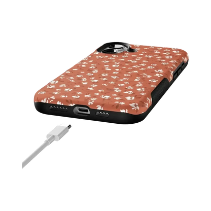 Mocha Meadow | Tiny Flowers Case iPhone Case get.casely