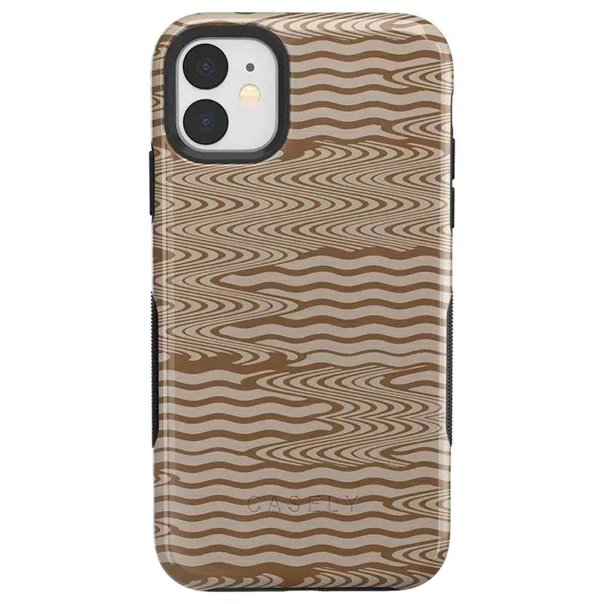 Mocha Ripple | Brown Waves Case iPhone Case get.casely Bold iPhone 11